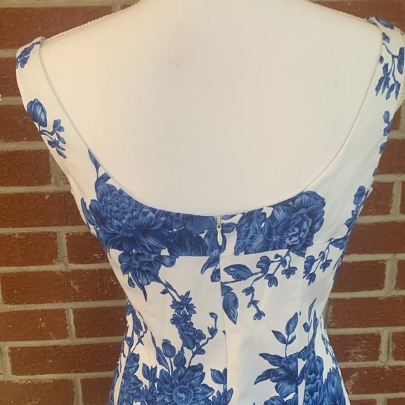 Jones Studio Blue and white dress - Picture 6 of 7